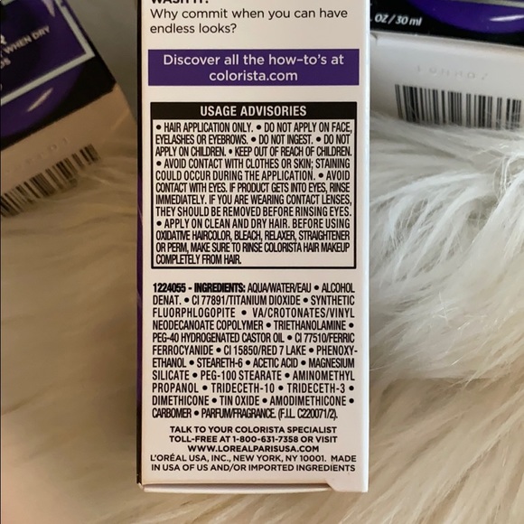 L’Oreal Paris Colorista Hair Makeup Purple50 - Picture 9 of 12